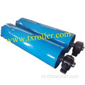 Transportband trommel rubber achterblijvende rolgordelpoelie